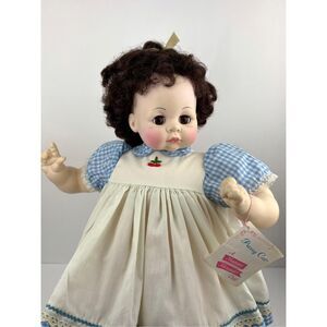 1965 Madame Alexander PussyCat Baby Doll Blue Dress - Never Played With 22in